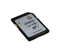 Kingston Technology SD10VG2/64GB 64 GB UHS Class 1/Class10 SDXC Flash Memory Card, Black, Grey