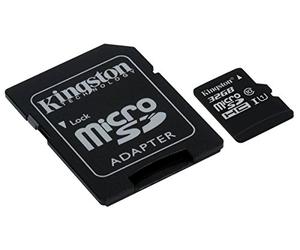 Kingston Technology SDC10G2/32GB 32 GB UHS Class 1/Class10 microSDHCUHS-I Flash Memory Card (Included microSDHC to SD Adapter), Black