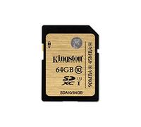 Kingston Technology SDHC/SDXC Class 10 UHS-I 64 GB Memory Card (25 - 85 °C; Black; Brown; -40 - 85 °C; Secure Digital Extended Capacity (SDXC) Memory Card UHS-1, Gold)