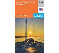 Explorer 293 Kingston Upon Hull & Beverley Map With Digital Version - Orange, Orange One Size
