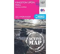 Kingston upon Hull Map | Weatherproof | Beverley & Driffield | Ordnance Survey | OS Landranger Active Map 107 | England | Walks | Cycling | Days Out | Maps | Adventure