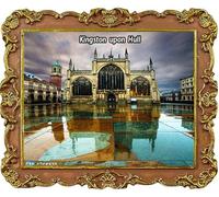 Kingston Upon Hull UK Refrigerator Magnets Tourist Souvenir Fridge Decoration Magnet
