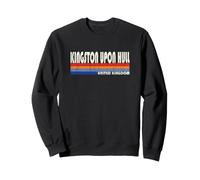 Kingston upon Hull United Kingdom Retro 70s 80s Style Sweatshirt