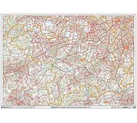 Kingston-Upon-Thames - KT- Postcode Wall Map - Paper