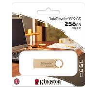 Kingston Technology DataTraveler 256GB 220MB/s Metal USB 3.2 Gen 1 SE9 G3