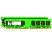 Kingston ValueRAM KVR400D2E3 K2/4G PC2-3200 Memory 4 GB (ECC-Support, 400 MHz, CL3, 240-pin, 2 x 2 GB) DDR2-SDRAM Kit