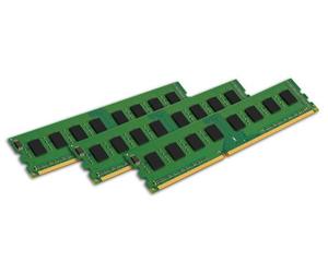 Kingston ValueRAM PC3-10600 Main Memory Module 6 GB 1333 MHz 240-Pin 3x 2 GB DDR3-RAM Kit