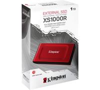 Kingston Technology 1TB XS1000 Red External USB 3.2 Gen 2 Portable Solid State Drive