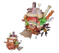 KingStora Moving Castle 3D Paper Model Kit - Premium Craft Kit with Tools, English Instructions, and Magazine-Thick Model Book (Medium-Advanced Difficulty) (Flying Version)