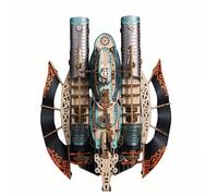 KingStora Vintage Steampunk DIY Mechanical Model Kit - Fantasy Airship - A Must-Have for Mechanical Enthusiasts Twenty Thousand Leagues Under The Sea B