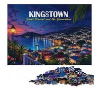 Kingstown, Saint Vincent And The Grenadines Wooden Puzzle 300 Pieces | Puzzle for Adults - visible image details for section-by-section building on weekends.