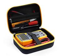 KingSung cover for Fluke117/115/116/114/113 Digital Multimeters and 101/106/107 Pocket Electrical Testers, Wide Rubber Handle Strap, EVA Strong Drop Cover, Black