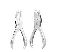 KINGSUPER 2 Pcs Hole Punch 1/4 Inch and 1/8 Inch Small Single Hole Punch Handheld Circle Shaped Hole Puncher for DIY Craft Paper, Tag,Ticket