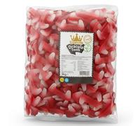 Kingsway Dracula Teeth Fruit Flavour Jelly Sweets 3kg Bulk Bag | Chewy Retro Vampire Fangs | Perfect for Halloween Party Bags and Sharing Bowls