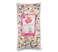 Kingsway Fruit Flavour Caramels 3kg Bulk Bag - Individually Wrapped Chewy Sweets | Ideal for Party Bags, Sharing and Sweet Tables