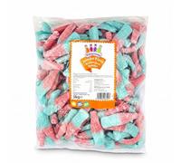 Kingsway Jumbo Fizzy Bubblegum Bottles 3kg Bulk Bag | Large Tangy Sweets for Party Bags and Sharing Bowls | Classic Retro Confectionery professionally packed for freshness