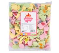 Kingsway Monster Jellies, Pick 'N' Mix Bag, 2 kg (Pack of 1) | Fruit Flavoured Jelly Foam Sweets, Halloween Treat Sharebag