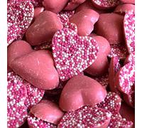 Kingsway Pink Strawberry Chocolate Candy Hearts, 250 g