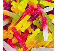 Kingsway Vegan Meerkats - 1kg Bulk Bag | Fruity Gelatine-Free Gummy Sweets, Assorted Colours, Dairy-Free, Soft Chewy Candy, Retro Pick n Mix, Perfect for Parties & Sharing