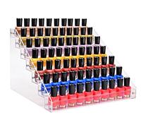 Kingtaily Organizer Rack Stand Holder Large Capacity Acrylic Clear 7 Layers for Nails Polish Sunglasses Essential Oil Lipstick and Sunglasses