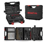 KingTool Drill Bit Set - 418 PCS Drill Bits, Drill Set & Drill Bit for Wood, Metal, Masonry, Cement, Screwdriver Bit Set Combo Kit Perfect for DIY Projects and Home Repairs