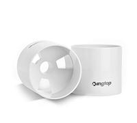 KINGTOP Golf Hole Cups for Practice Putting Green, Putting Cup, Outdoor | Indoor, Fit USGA | PGA Regulations, Ivory White, 4" Depth, 2-Pack