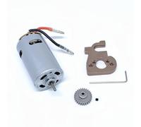 KingVal Replacement 550 Motor with Motor Mount and 27T Motor Gear RC Spare Parts Compatible with WLtoys 124019 124018 144001 RC Car