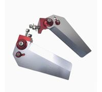 KingVal Replacement Aluminum 95mm Turn Fins Blade RC Parts Compatible with RC Boat