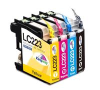 KINGWAY LC223 Ink Cartridges Replacement for Brother LC223 Ink Compatible with DCP-J4120DW MFC-J5625DW MFC-J5320DW MFC-J4625DW MFC-J4620DW MFC-J5720DW MFC-J480DW MFC-J5620DW MFC-J4420DW, 4 Pack