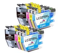 KINGWAY LC3219XL Ink Cartridges Replacement for Brother LC3217 Ink Cartridges Multipack Compatible with Brother MFC-J5330DW MFC-J5335DW MFC-J5730DW MFC-J5930DW MFC-J6530DW MFC-J6930DW, 8 Pack