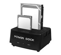 Kingwin USB 3.0 to Dual Bay SATA/SSD Hard Drive Docking Station w/Offline Clone Function. Compatible w/ 2.5”/3.5” Inch SATA HDD/SSD (SATA I/II/III). Tool-Free Design, Support 2x8TB Drives & UASP