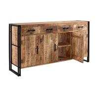 Kingwood Upcycled Industrial Wood & Metal Extra Large Sideboard