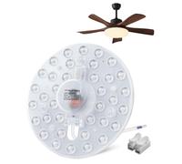 KINGYEENUO 18 W LED Module Light Source with Magnetic Holder, Retrofit LED Round Module Diameter 15.5 cm Daylight 6000 K for Ceiling Lamps, Wall Lamps, Replacement of Circular Fluorescent Lamps, Pack