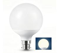 KINGYEENUO LED Large Globe G120 Frosted Light Bulb B22 Bayonet Cap 20W | 200W Equivalent, Natural White 4000K, Large Globe Light Bulbs, Round LED Bulb Perfect for Indoor Room LED Bulbs