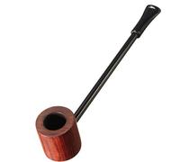 KINHA Long Briar Pipe Multi Choice Straight Smoking Pipe Best Briar Wood Pipe 3mm Filter Smoking Pipe Set