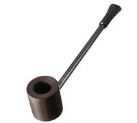 KINHA Long Briar Pipe Multi Choice Straight Smoking Pipe Best Briar Wood Pipe 3mm Filter Smoking Pipe Set