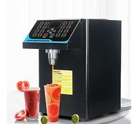 KinHall Auto Fructose Quantitative Dispenser 450W 7500cc - Automatic Syrup Machine for Milk, Tea, Coffee - Stainless Steel Barrel