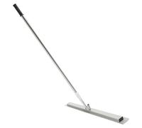 KinHall Concrete Trowel, Stainless Steel Concrete Tool, with Telescopic Rod 1.2-2m Adjustable Length, Domestic and Industrial Cement Surface Smoothing Tool