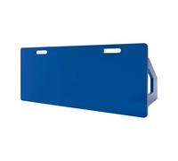 KinHall Football Rebounder Board, Foldable Portable Football Rebound Wall, 100 x 40 cm Rebound Board for Passing and Shooting Practice, Football Training Device for Ball Stop Training (Blue)