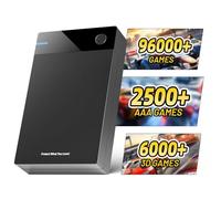 Kinhank 12T External HDD with 96,000+ Classic Games,Retro Game Hard Drive Include 6000+ 3D Games, USB 3.0, 12tb Portable Game Hard Drive Disk Console for Win 7/8/10/11,Gift for Friend