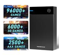 Kinhank 12TB Retro Gaming Hard Drive with 96000+ Classic Games, Compatible with 400+ Emulators, 6000+3D Games, Portable Game Hard Drive Compatible with Win 7/8/10/11