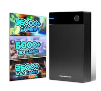 Kinhank 12TB Retro Gaming Hard Drive With 96000+ Classic Games - Portable Console Compatible With Win-7/8/10/11
