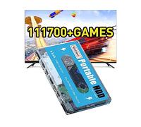 Kinhank 500G HDD External Hard Drive with Batocera 33 System, Retro Game Console with 111700 Games, Compatible with Most Emulators,SATA 3.0, for Laptop/PC/Windows/Mac OS