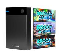 Kinhank External HDD Hard Drive with 96000+ Retro Games,Compatible with 400+ Emulators,12TB Retro Gaming Hard Drive,Portable Game Hard Drive Disk for Win 7/8/10/11