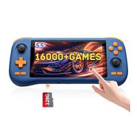 Kinhank K56 Retro Handheld Game Console Supports 16000+ Games, 128GB TF Card, Android 14.0, Portable, 5.5 Inch IPS Touch Screen, 2.4G/5G, BT 5.0