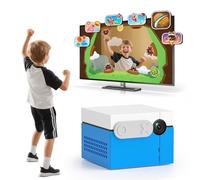 Kinhank Motion X Sensing Game Console for Kids&Families, Video Game System with 21 Games/Continuous Updates/No Subscription, Indoor Physical Activity/Interactive Family Fun, for Gaming Nights, Parties