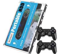 Kinhank Portable External Hard Drive 500 GB HDD Integrated with +111,000 Games, Batocera System 33 with over 80 Classic Emulators and AAA, Supports Windows and MacOS - SVP Game (500GB + 2 BT