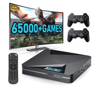 Kinhank Retro Game Console Super Console X2 Pro Built-in 65000+ Games, Video Game Console Android 9.0/Emuelec 4.6, S905X2 Chip, 4K UHD Output,2.4G/5G, BT 5.0
