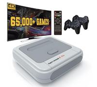 Kinhank Retro Games Console 256GB, Super Console X PRO Built-in 117,000+ Games, Video Game Console Systems for 4K TV HD/AV Output, Dual Systems, Compatible with PS1/PSP/MAME/ATARI (256G)