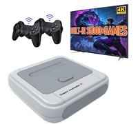 Kinhank Super Console X Video Game Console Built in 37,000+ Games,Retro game console for 4K HD Output,with 2 Gamepads